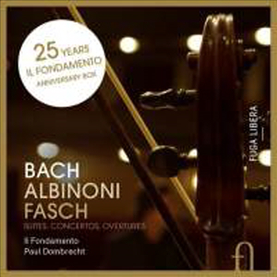 바흐, 알비노니 & 파쉬: 협주곡과 서곡 모음집 (Bach, Albinoni & Fasch: Suites, Concertos & Overtures) (4CD) - Paul Dombrecht