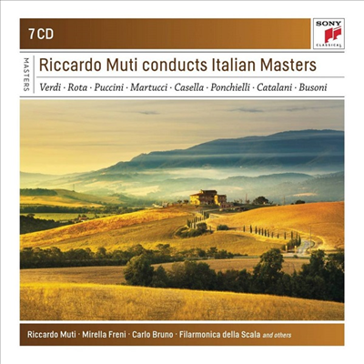 리카르도 무티가 지휘하는 이탈리안 마스터즈 (Riccardo Muti Conducts Italian Masters) (7CD Boxset) - Riccardo Muti