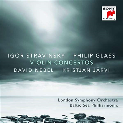 필립 글래스 &amp; 스트라빈스키: 바이올린 협주곡 (Philip Glass &amp; Stravinsky: Violin Concertos)(CD) - David Nebel