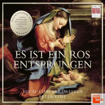 장미 한 송이가 피어났네 - 드레스덴 보칼 콘서트가 들려주는 크리스마스 음악 (CD) - Peter Kopp