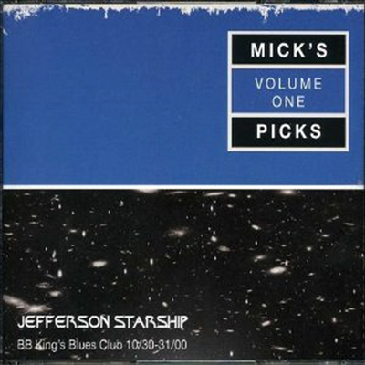 Jefferson Starship - Mick's Picks Volume Four: BB King's Blues Club 09.09.2007 (3CD Box-Set)