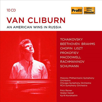 반 클라이번 - 러시아에서 우승한 미국인 (Van Cliburn - An American Wins In Russia) (10CD Boxset) - Van Cliburn (piano)