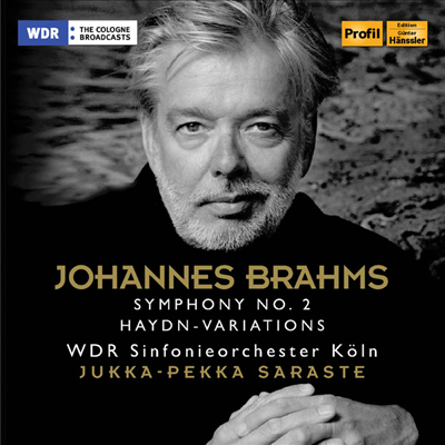 브람스: 교향곡 2번 &amp; 하이든 주제에 의한 변주곡 (Brahms: Symphony No.2 &amp; Haydn Variations)(CD) - Jukka-Pekka Saraste