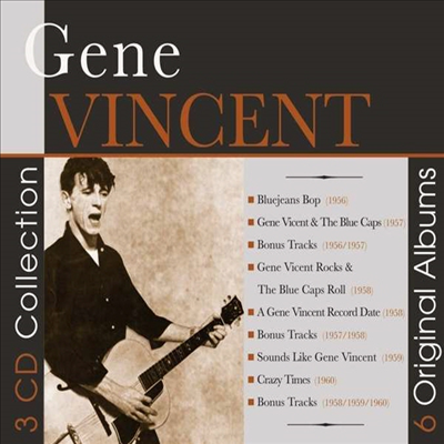 Gene Vincent - 6 Original Albums &amp; Bonus Tracks (Digipack)(3CD)