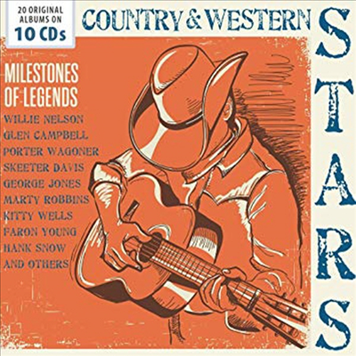 Various Artists - Country & Western Stars - Milestones Of Legends (10CD Boxset)