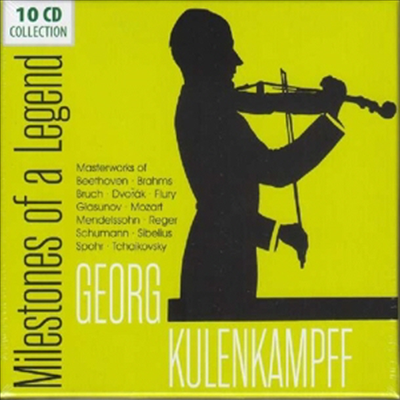 게오르그 쿨렌캄프 - 전설의 도이치 바이올린 (Georg Kuhlenkampff - Milestones of a Legend) (10CD Boxset) - Georg Kulenkampff