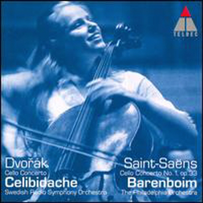 드보르작, 생상 : 첼로 협주곡 (Saint-Saens, Dvorak : Cello Concertos)(CD) - Jacqueline Du Pre