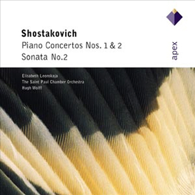 쇼스타코비치 : 피아노 협주곡 1, 2번, 피아노 소나타 2번 (Shostakovich : Piano Concerto No.1 Op.35, No.2 Op.102, Piano Sonata No.2 Op.61)(CD) - Elisabeth Leonskaja