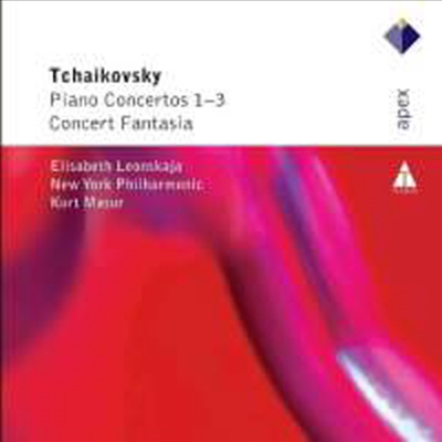 차이코프스키 : 피아노 협주곡 1~3번 (Tchaikovsky : Piano Concertos Nos. 1-3 &amp; Concert Fantasia) (2CD) - Elisabeth Leonskaja