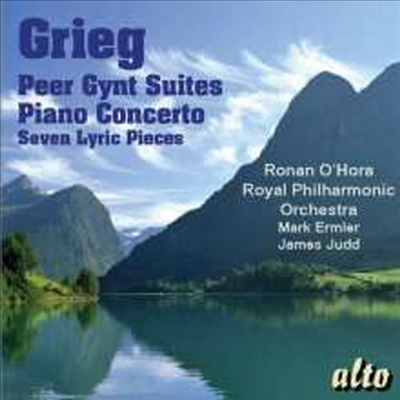 그리그: 페르귄트 모음곡 1 & 2, 피아노 협주곡 (Grieg: Peer Gynt Suite No.1 & 2, Piano Concerto)(CD) - Mark Ermler