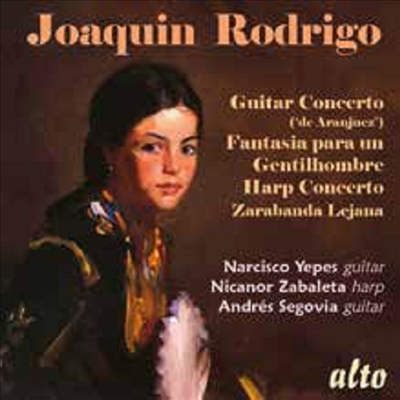 로드리고: 아랑훼즈 협주곡 &amp; 기타와 하프를 위한 협주곡 (Rodrigo: Concierto De Aranjuez &amp; Concertos for Guitar &amp; Harp)(CD) - Narciso Yepes