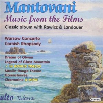 만토바니 : 영화 음악 (Mantovani : Music from the Films - Classic album with Rawicz & Landauer)(CD) - Mantovani and his Orchestra