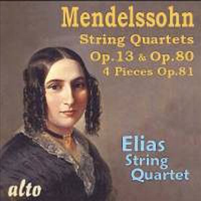 멘델스존: 현악 사중주 2번 & 6번 (Mendelssohn: String Quartets Nos.2 & 6)(CD) - Elias String Quartet