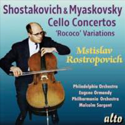 미샤코프스키: 첼로 협주곡, 쇼스타코비치: 첼로 협주곡 1번 & 차이코프스키: 로코코 변주곡 (Miaskovsky: Cello Concerto, Shostakovich: Cello Concerto No.1 & Tchaikovsky: Variations on a Rococo Theme)(CD) -