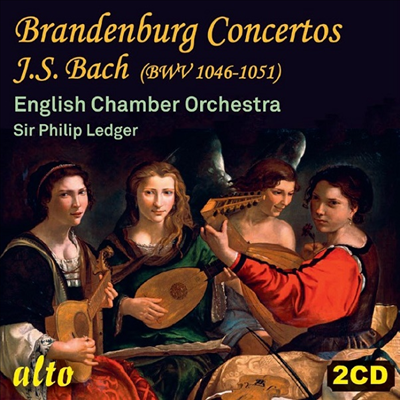 바흐: 브란덴부르크 협주곡 1 - 6번 (Bach: Brandenburg Concertos Nos.1 - 6 BWV 1046 - 1051) (2CD) - Philip Ledger