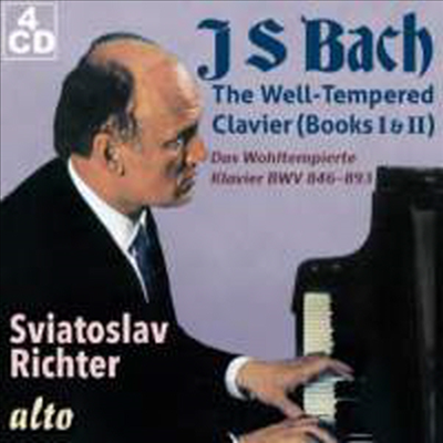바흐: 평균율 클라비어 1권 & 2권 전곡 (Bach: The Well-Tempered Clavier, Books 1 & 2) (4CD) - Sviatoslav Richter