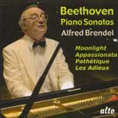 베토벤 : 피아노 소나타 비창, 월광, 열정 &amp; 고별 (Beethoven : Piano Sonata)(CD) - Alfred Brendel