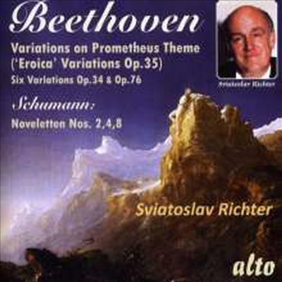 베토벤: 에로이카 변주곡, 슈만: 노벨레테 (Beethoven: Eroica-Variation, Schumann: Noveletten)(CD) - Sviatoslav Richter