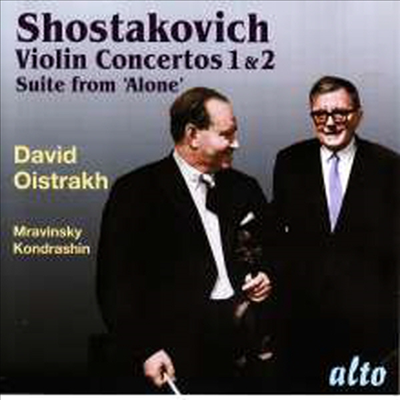 쇼스타코비치: 바이올린 협주곡 1, 2번 (Shostakovich: Violin Concerto No.1 & 2)(CD) - David Oistrach