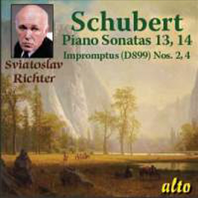 슈베르트 : 피아노 소나타 13, 14번 & 즉흥곡 2, 4번 (Schubert : Piano Sonatas Nos.13 & 14)(CD) - Sviatoslav Richter