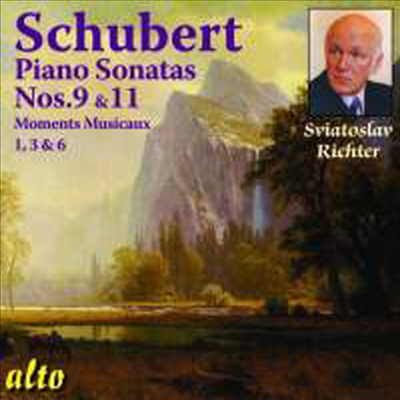 슈베르트 : 피아노 소나타 9, 11번 & 악흥의 순간 1, 3, 6번 (Schubert : Piano Sonatas Nos. 9 & 11)(CD) - Sviatoslav Richter