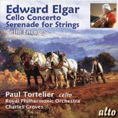 엘가: 첼로 협주곡, 현을 위한 세레나데 & 차이코프스키: 로코코 변주곡 (Elgar: Cello Concerto, Serenade For Strings & Tchaikovsky: Variations On A Rococo Theme)(CD) - Charles Groves