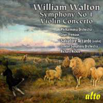 월튼 : 교향곡 1번, 바이올린 협주곡 (Walton : Symphony No. 1 &amp; Violin Concerto)(CD) - Louis Fremaux