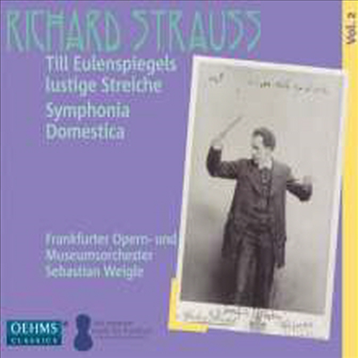 R.슈트라우스: 틸 오일렌슈피겔의 유쾌한 장난 &amp; 가정 교향곡 (R.Strauss: Till Eulenspiegels Lustige Streiche Op. 28 &amp; Sinfonia Domestica Op. 53)(CD) - Sebastian Weigle