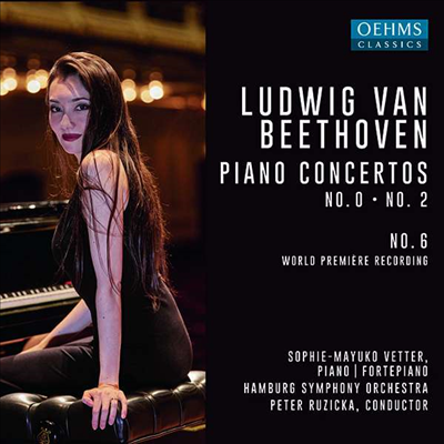 베토벤: 피아노 협주곡 0, 2 &amp; 6번 (Beethoven: Piano Concertos No. 0, 2 &amp; 6)(CD) - Sophie-Mayuko Vetter