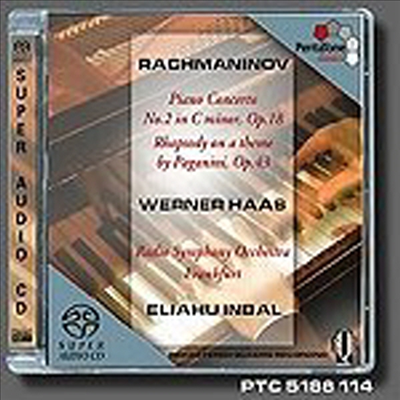 라흐마니노프 : 피아노 협주곡 2번, 파가니니 광시곡 (Rachmaninov : Piano Concerto No.2 Op.18, Rhapsody On A Theme By Paganini Op.43) (SACD Hybrid) - Werner Hass