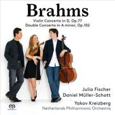 브람스: 바이올린 협주곡 & 이중 협주곡 (Brahms: Violin Concerto & Double Concerto) (SACD Hybrid) - Julia Fischer