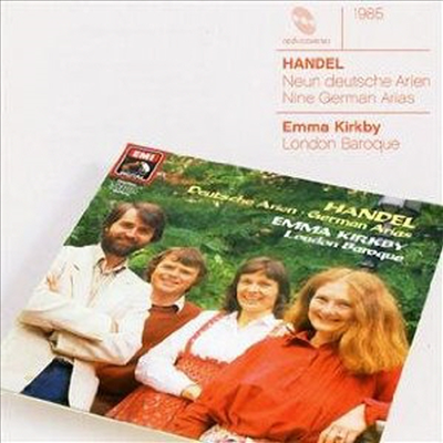 헨델: 9개의 독일 아리아 (Handel: 9 German Arias HWV202-210)(CD) - Emma Kirkby