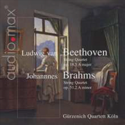 브람스: 현악 사중주 2번 & 베토벤: 현악 사중주 5번 (Brahms: String Quartet No.2 & Beethoven: String Quartet No.5)(CD) - Gurzenich Quartett