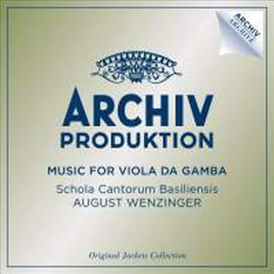 아우구스트 벤칭거의 비올라 다 감바 녹음집 (August Wenzinger - Works for Viola da gamba) (4CD) - August Wenzinger