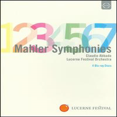 말러: 교향곡 1-7번 (Abbado Conducts Mahler Symphonies No.1-7) (4 Blu-ray) (2011)(Blu-ray) - Claudio Abbado