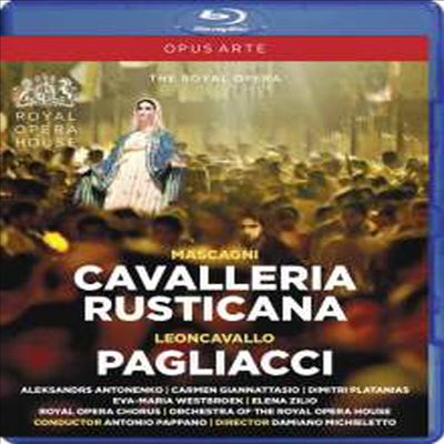 마스카니니: 카발레리아 루스티카나 &amp; 레온카발로: 팔리아치 (Mascagni: Cavalleria Rusticana &amp; Leoncavallo: I Pagliacci) (Blu-ray)(한글자막) (2016) - Antonio Pappano