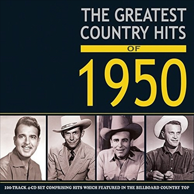 Various Artists - Greatest Country Hits Of 1950 (2CD)