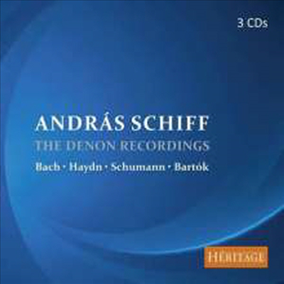 안드라스 쉬프 - 바흐, 슈만, 하이든 바르톡 피아노 작품집 (Andras Schiff - The Denon Recording: Bach, Schumann, Haydn & Bartok) (3CD) - Andras Schiff