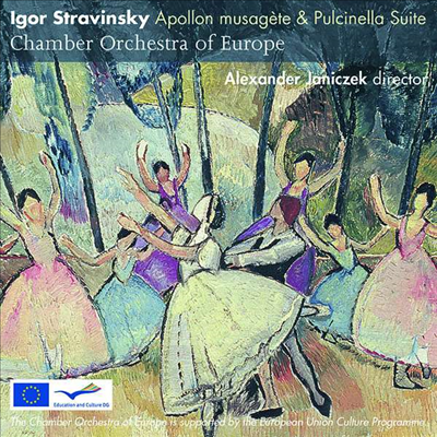 스트라빈스키: 뮤즈를 인도하는 아폴로 &amp; 풀치넬라 모음곡 (Stravinsky: Apollon musagete &amp; Pulcinella Suite)(CD) - Alexander Janiczek