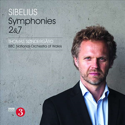 시벨리우스: 교향곡 2 &amp; 7번 (Sibelius: Symphony No.2 &amp; 7)(CD) - Thomas Sondergard