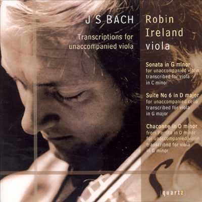 바흐 : 무반주 바이올린 소나타 1번 BWV 1001, 무반주 첼로 소나타 6번 BWV1012 & 샤콘느 D단조 (비올라 버전)(CD) - Robin Ireland