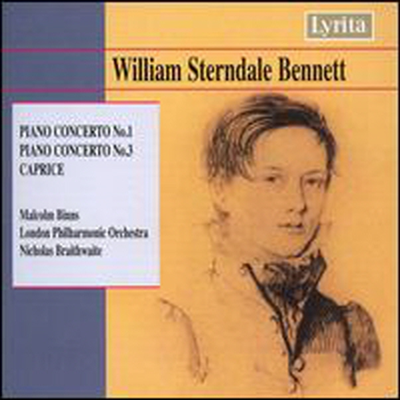 베넷: 피아노 협주곡 1, 3번, 카프리스 (Bennett: Piano Concertos Nos.1 &amp; 3, Caprice)(CD) - Malcolm Binns