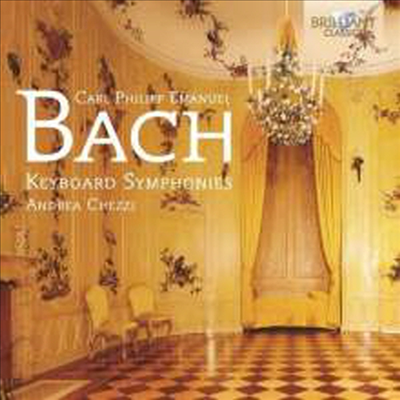 C.P.E. 바흐: 하프시코드를 위한 신포니아 (C.P.E. Bach: Sinfonias for Harpsichord No.1-3 Wq.122)(CD) - Andrea Chezzi