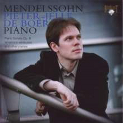 멘델스존: 피아노 소나타 1번, 엄격 변주곡 (Mendelssohn: Piano Sonata No.1 Op.6, Variations Serieuse Op.54)(CD) - Pieter-Jelle de Boer	