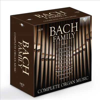 바흐 가문의 오르간 작품 전집 (Bach Family - Complete Organ Music) (24CD Boxset) - Stefano Molardi