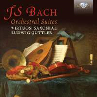 바흐: 관현악 모음곡 1번 - 4번 (Bach: Orchestral Suites Nos.1 - 4, BWV1066-1069)(CD) - Ludwig Guttler