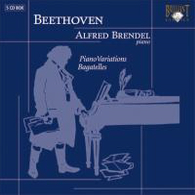베토벤 : 피아노 변주곡과 바가텔 (Beethoven : Piano variations and Bagatelles) (5CD) - Alfred Brendel