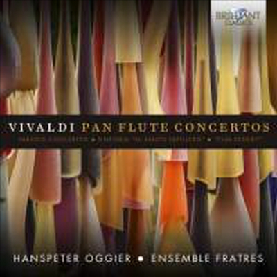 비발디: 플루트 협주곡집 - 팬플루트 연주반 (Vivaldi: Flute Concetos - for Pan Flute)(CD) - Hanspeter Oggier