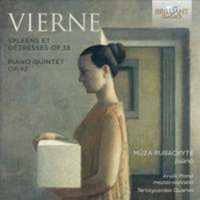 비에른: 피아노 오중주 &amp; 우울과 고뇌 (Vierne: Piano Quintet In C Minor Op.42 &amp; Spleens Et Detresses, Op 38)(CD) - Muza Rubackyte