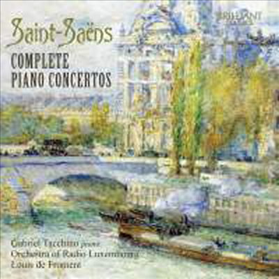 생상스: 피아노 협주곡 1번 - 5번 전곡 (Saint-Saens: Piano Conccertos Nos.1 - 5) (2CD) - Gabriel Tacchino